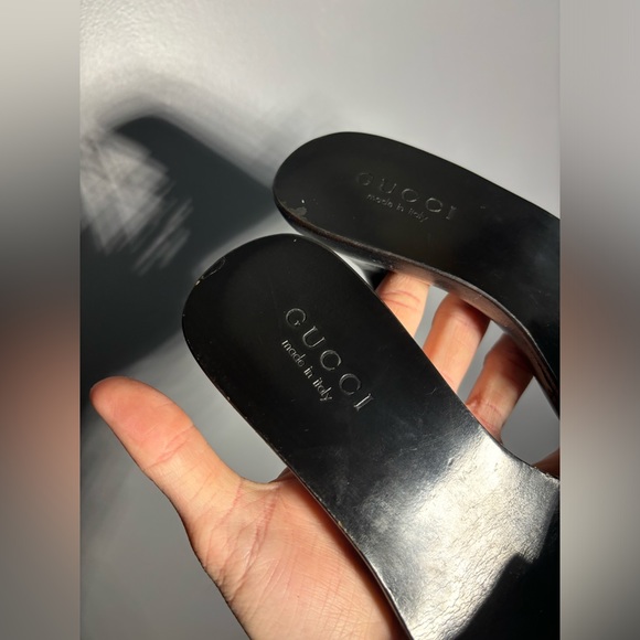 Vintage 90s Gucci Heeled Sandals Women’s Size 7.5 - Picture 3 of 9